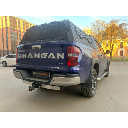 Фаркоп PT GROUP для Changan Hunter Plus 2023- Арт. CHP-23-991124.00 (с нержавеющей накладкой)