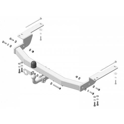 Фаркоп ZincaR на Lexus GX 460 2009-2013 Арт. ZT103A (полностью оцинкованный)