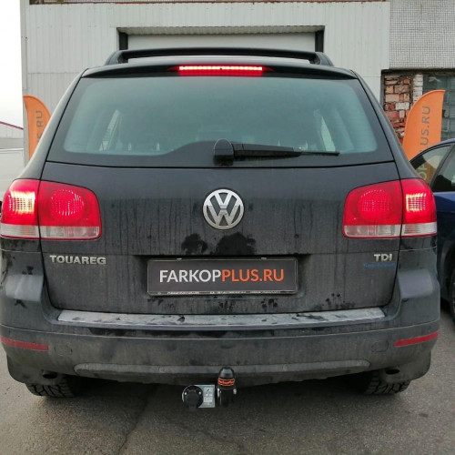 Фаркоп Лидер Плюс на VOLKSWAGEN Touareg 2002–2010  Арт. V124-A 
