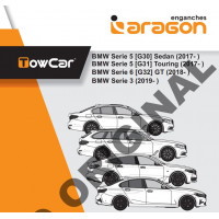 Фаркоп ARAGON на BMW 3 2019–  Арт. E0801EV (G20)