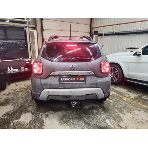 Фаркоп Motodor на Renault Duster 2021- Арт. R101A (оцинкованный шар)