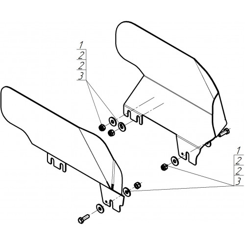 Защита Картера двигателя MOTODOR для Kamaz Компас 5 2023-, Сталь 2 мм - Арт. 27718