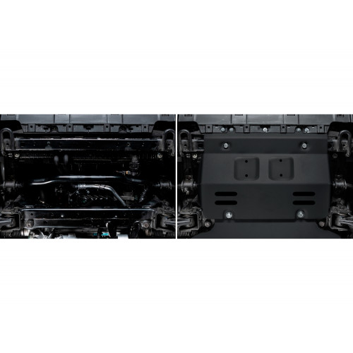 Защита Радиатора АвтоБроня для Tank 300 2021-, Сталь 45778 мм - Арт. 111.04801.1