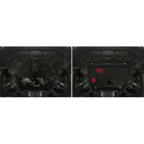 Защита Картера двигателя АвтоБроня для JAC JS4 2022- I, Сталь 45778 мм - Арт. 111.09212.1