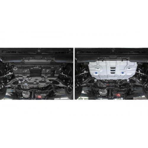 Защита Радиатора Rival для Lexus GX 2009-2013 II 460, Алюминий 3 мм - Арт. 333.9516.1