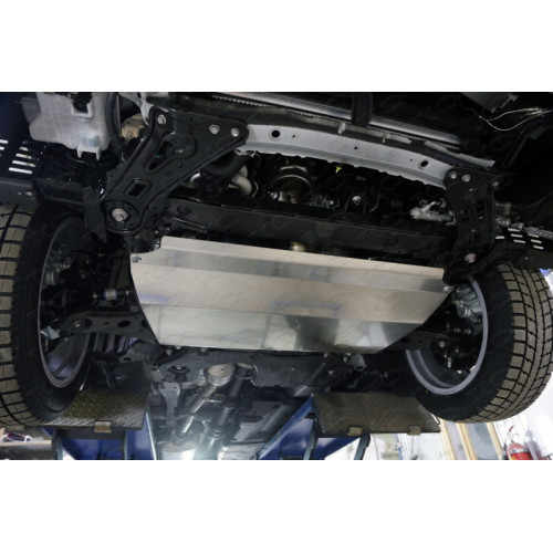 Защита Картера двигателя, КПП ТСС для Lexus RX270/RX350/RX450h 2008-2015 (AL10), Алюминий 4 мм - Арт. ZKTCC00013