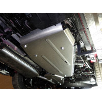 Защита Топливного бака ТСС для Hyundai Santa Fe 2012-2015 DM, Алюминий 4 мм - Арт. ZKTCC00161