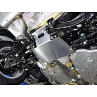 Защита Заднего дифференциала ТСС для Ford Kuga 2013-2019, Алюминий 4 мм - Арт. ZKTCC00218